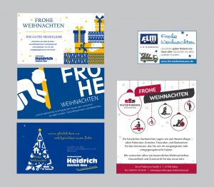 Weihnachtsanzeige_Heidrich Estrich Bau_Physiotherapie Dohlenstein_FLM Bethenhausen